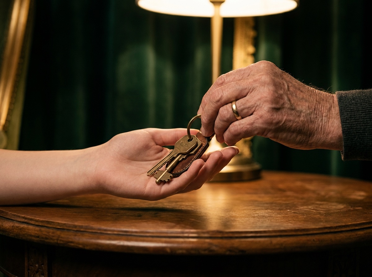 House keys passing between generations